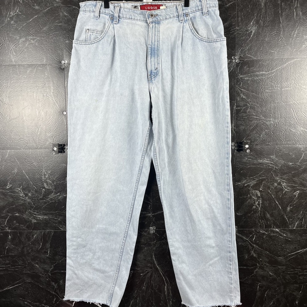 Levis Men's Blue Vtg SilverTab Jeans 38x32 -Flaws